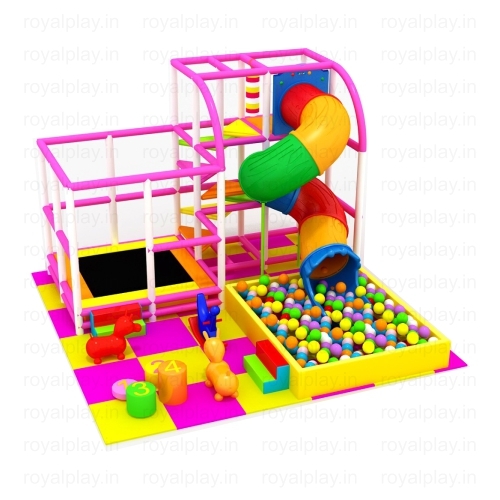 Soft Play Equipment Rsp12 - High-density Pe Foam & Vinyl, 800x600x320cm, Multicolor, Modular Play Structure, En1176/astm Compliant