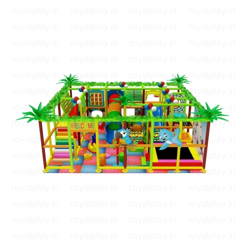 Soft Play Equipment Rsp12 - High-density Pe Foam & Vinyl, 800x600x320cm, Multicolor, Modular Play Structure, En1176/astm Compliant