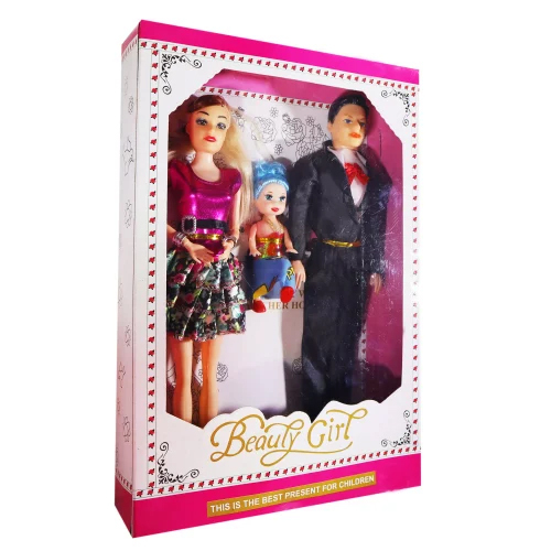Beauty Couple Doll - Plastic Material, Multicolor Design | Good Quality Craftsmanship And Durability