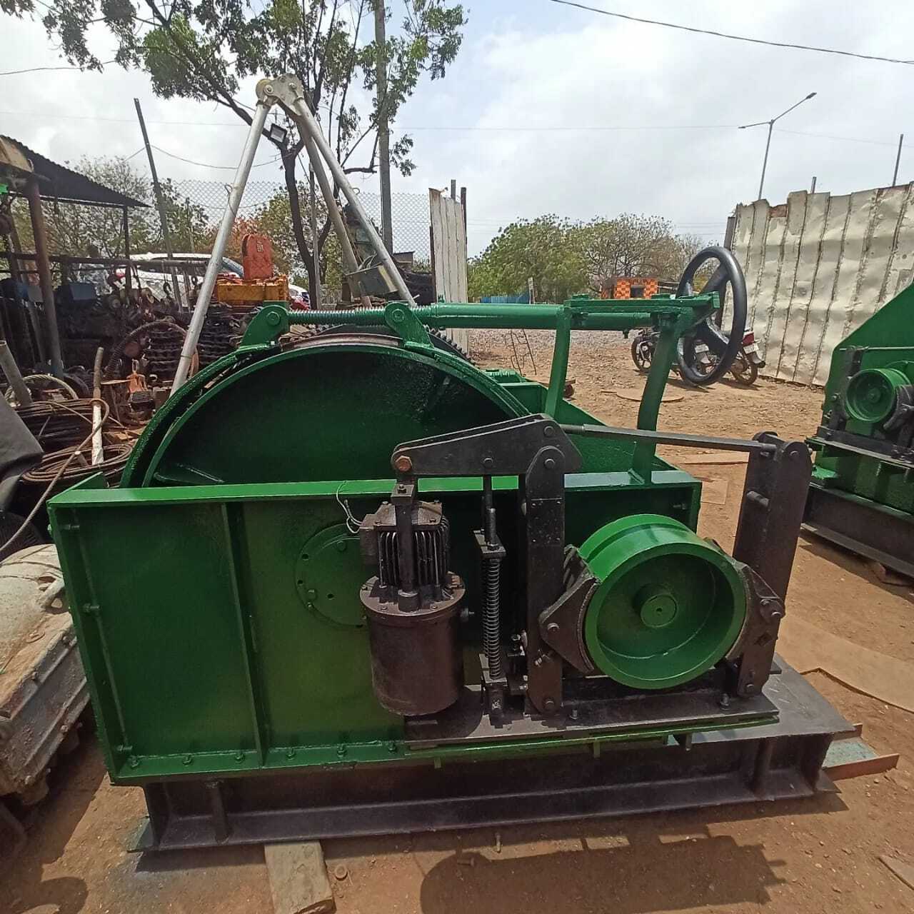 Indian Electric Winch - Industrial Grade , Green Color, Multiple Sizes Available