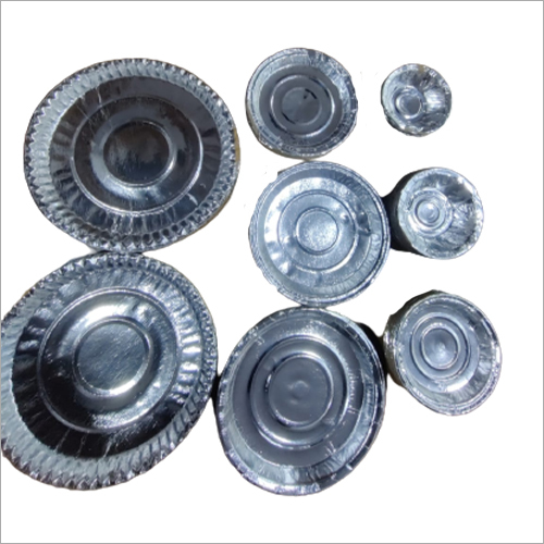 Dona And Paper Plates - Paper Material, Various Sizes And Shapes, Silver Color | Eco-friendly, Lightweight, Hygienic, Easy To Handle