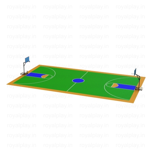 Basketball Sports Flooring Cushion Court - L94 X W52 Red/blue/light Green/green Anti-skid And Shock Absorbent Surface With Excellent Floor Leveling