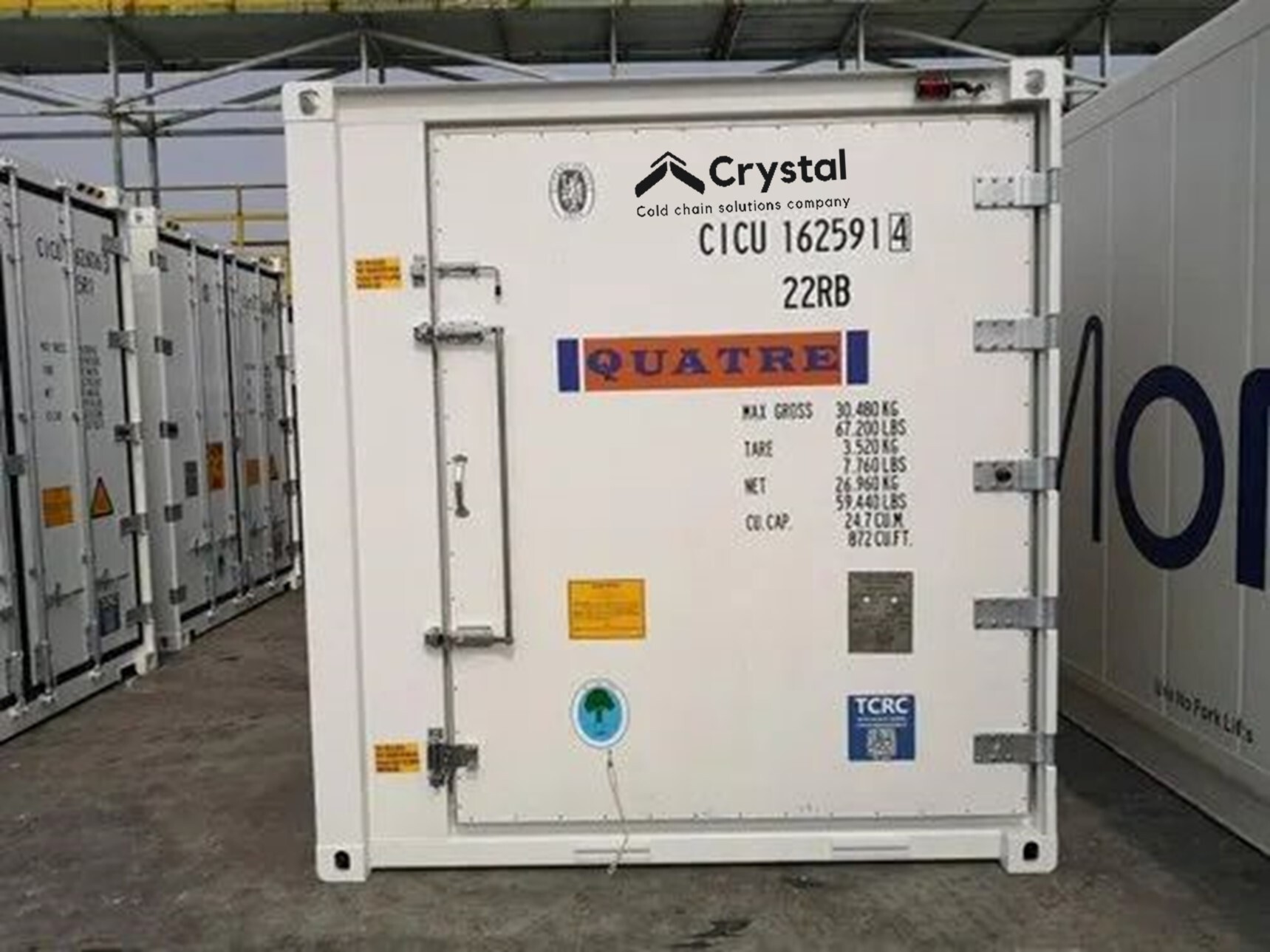 Super Freezer Container - Capacity: 30 Ton/day