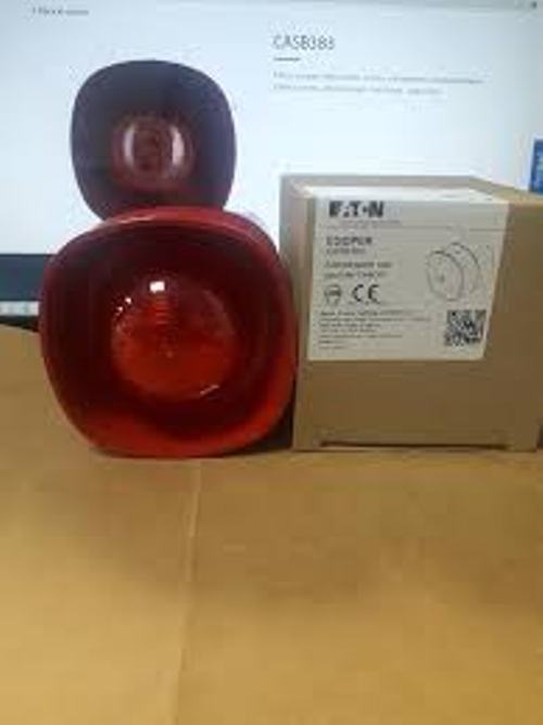 Hooter With Strobe Alarm Light Color: Red
