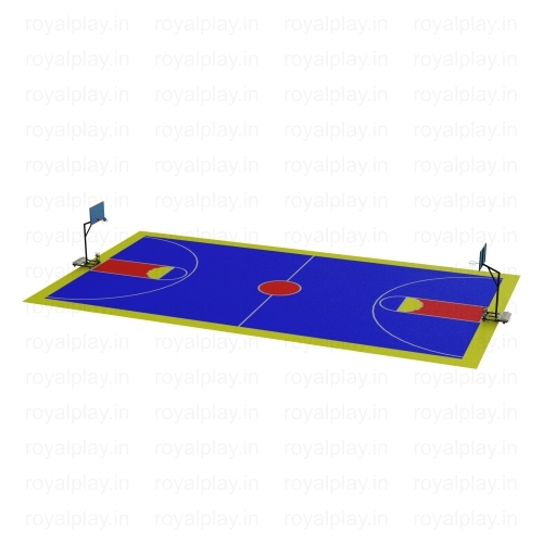 Badminton Sports Flooring Pu Soft Court - Color: Red