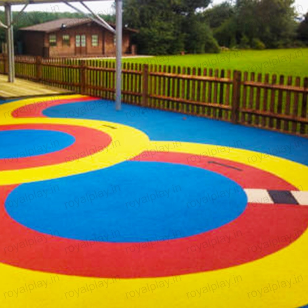 Epdm Rubber Flooring - 19mm Thick, Available In Bright Red, Blue, Green, Yellow | Waterproof, Impact Absorbing, Easy Maintenance, Non-skid