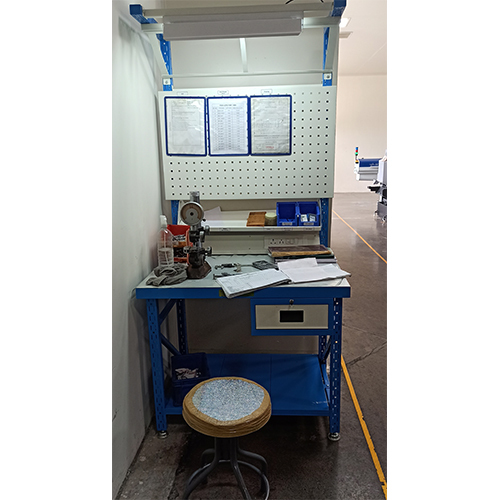 Blue Assembly Table