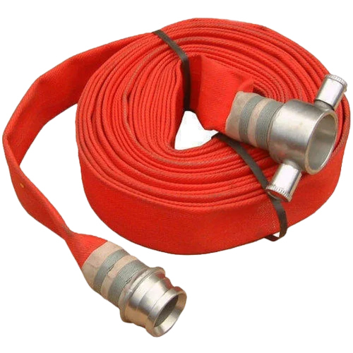 Fire Hose Pipe - Rubber, High-pressure, Red, Class A | Durable, Flexible, Long-lasting With Warranty And High Visibility Coating