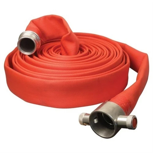 Fire Hose Pipe - Rubber, High-pressure, Red, Class A | Durable, Flexible, Long-lasting With Warranty And High Visibility Coating