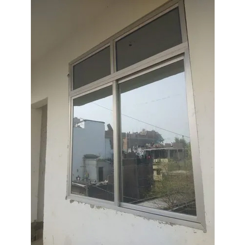 सिल्वर ग्लास एल्युमिनियम विंडो