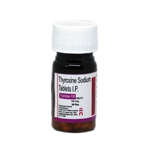 100 Mcg थायरोक्सिन सोडियम टैबलेट सामान्य दवाएं