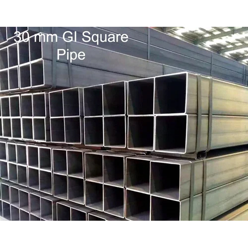 30 mm Galvanized Iron Square Pipe - Non-Alloy Iron, AISI Standard | High Quality Galvanized Surface Treatment, Durable Design