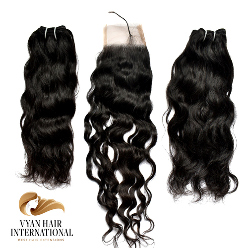 Deep Wave Bundles With Closure Human Hair Virgin Human Hair Bundles And Frontal Closure