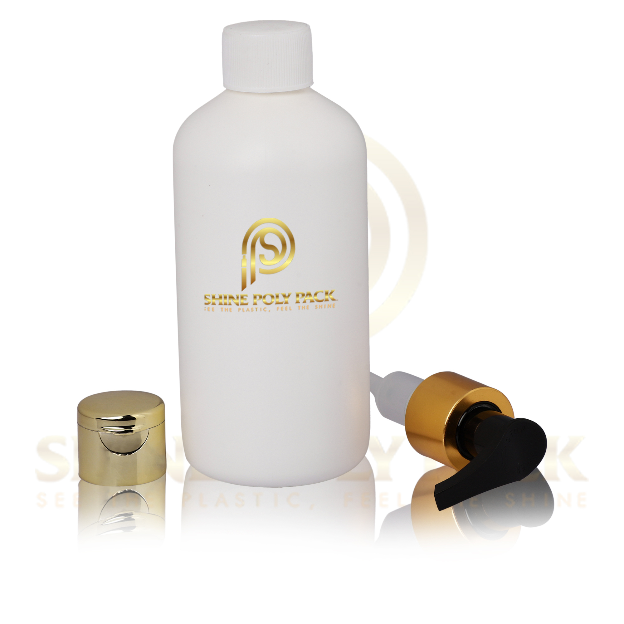 250ml Hdpe Round Bottle - Plastic, 250 Milliliter (Ml), Any Color, Pump Sprayer, Round Shape | Suitable For Honey, Cosmetics, Pesticides, Pharmaceuticals, Beverages