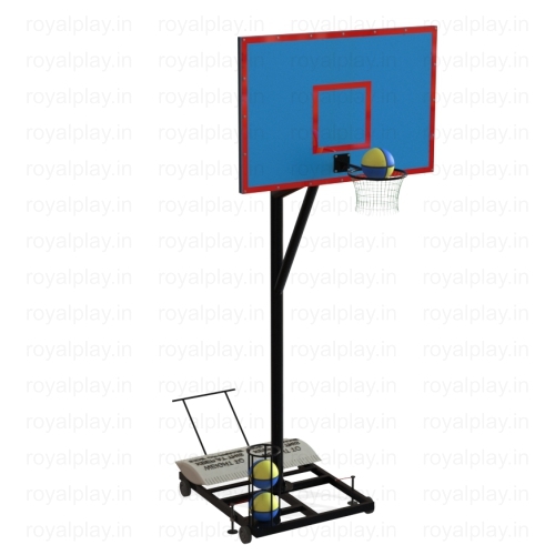 Wall Mounted Basketball Pole With Frp Board