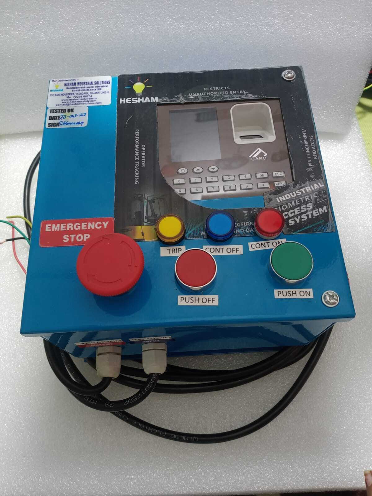 Startup Forklift Warning Light (Biomatric) - Charging Voltage: 12-48v Volt (V)