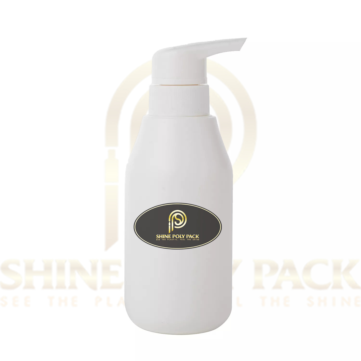 Hdpe Nutri Bottle - 200ml To 250ml | White Plastic, Round Shape, Pump Sprayer Sealing