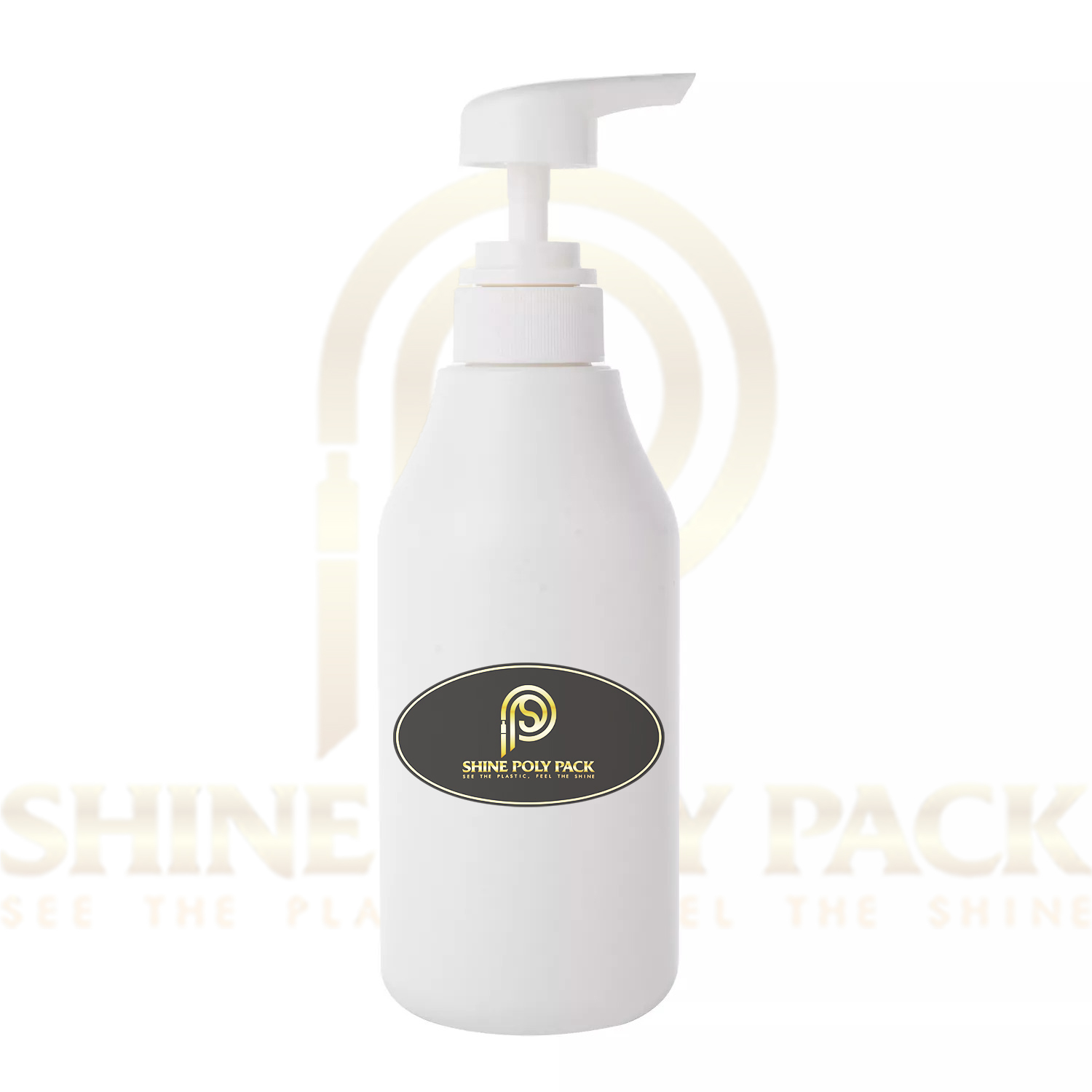 Hdpe Nutri Bottle - 200ml To 250ml | White Plastic, Round Shape, Pump Sprayer Sealing