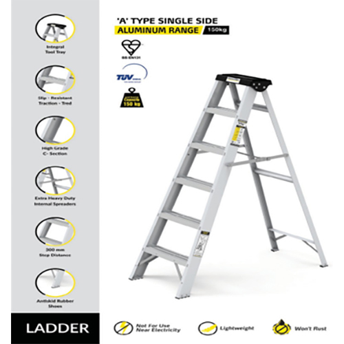 Aluminium A Type Ladder - Usage: Industrial