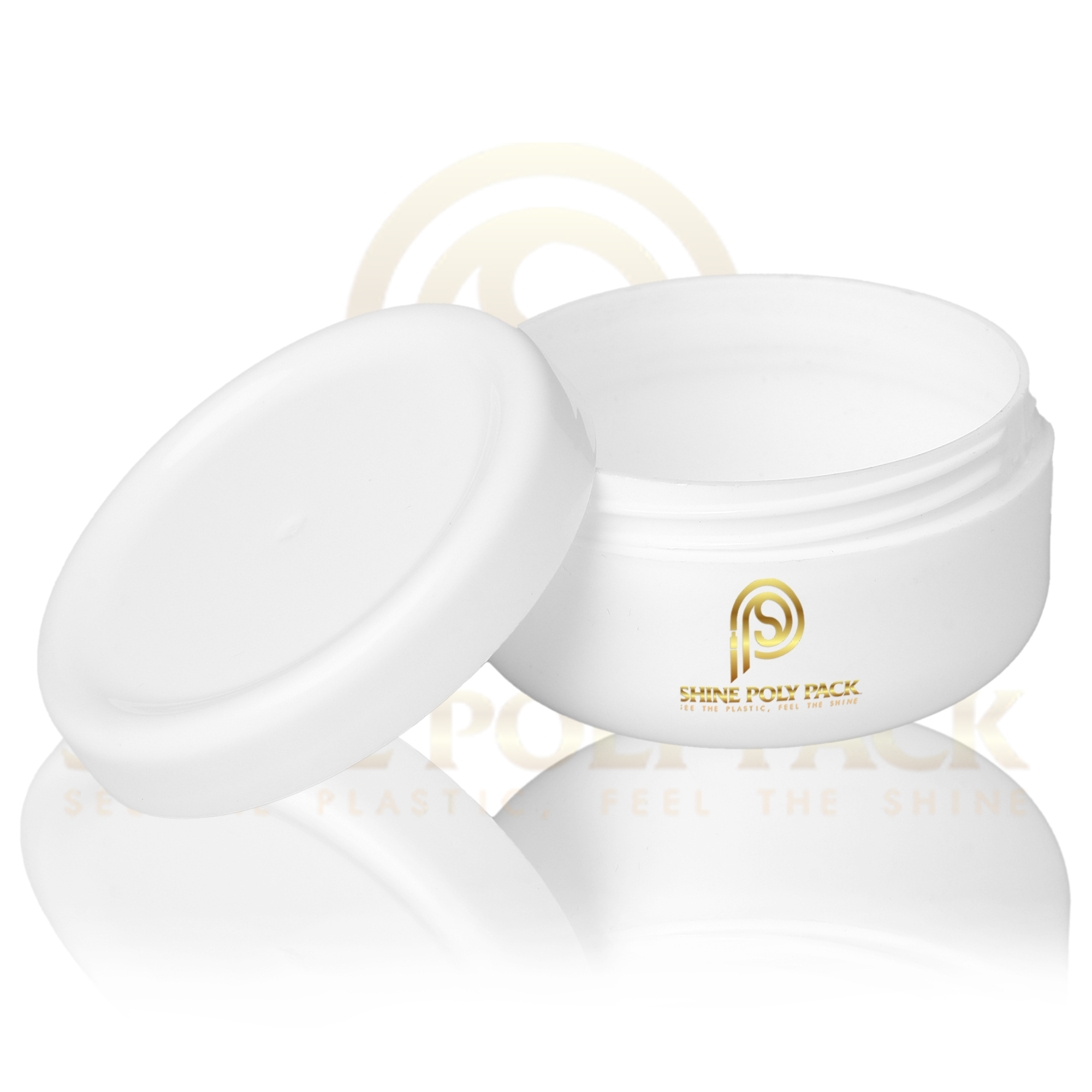 Pp Cream Jar - Plastic Material 25gm - 200gm Size Any Color Round Shape Screw Cap Sealing Industrial Use In Chemical Pharmaceutical Oil