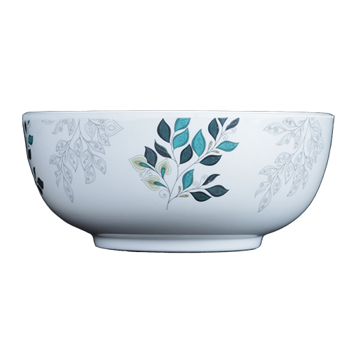 सफेद 8 इंच के कटोरे