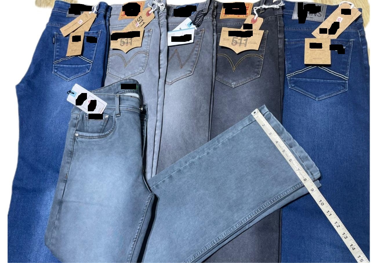 Branded Mens Bootcut Jeans - Color: Multi