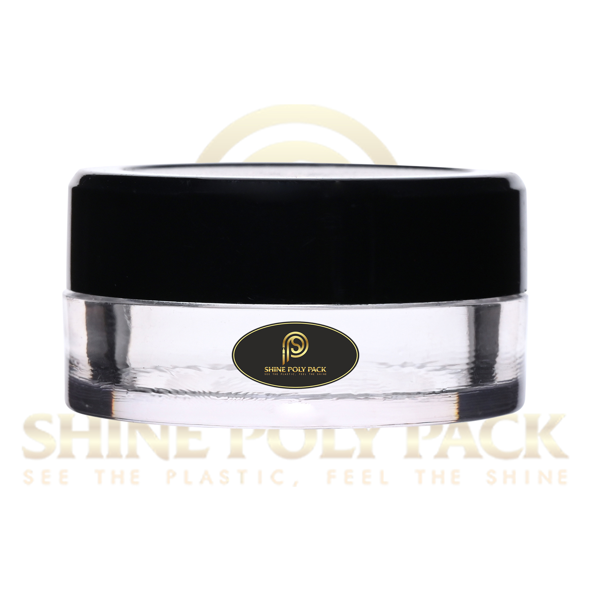 Cosmetics Jar - 8gm - 100gm Size, Plastic Material, Screw Cap Sealing, Round Shape, Available In Any Color | Suitable For Various Packaging Needs