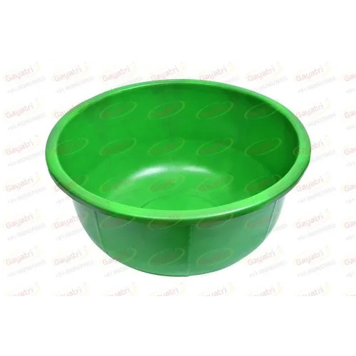 45 Ltr Gayatri Plastic Sumo Tub - Ppcp Material Circular Shape Available In Red Green Blue | 50 Pcs Per Pack Ideal For Home And Office Use