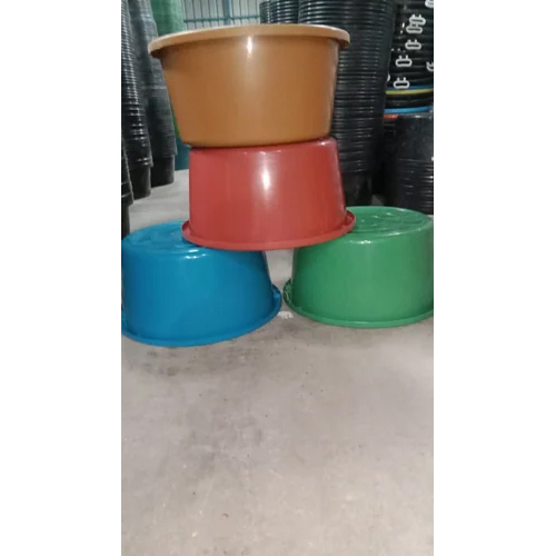 Gagan Tub - Ppcp Material, 70 Liters Capacity, Available In Red, Green, Blue, Orange, Black - Round Shape, Rigid Hardness, Ideal For House And Industry Use