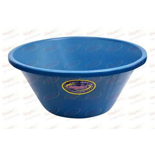 Animal Fodder 70 Ltr Dala Color - Plastic, 70 Liters, Multi Color, Round Shape, Rigid Hardness, Glossy Plain Finish, Pack Of 25 Pcs