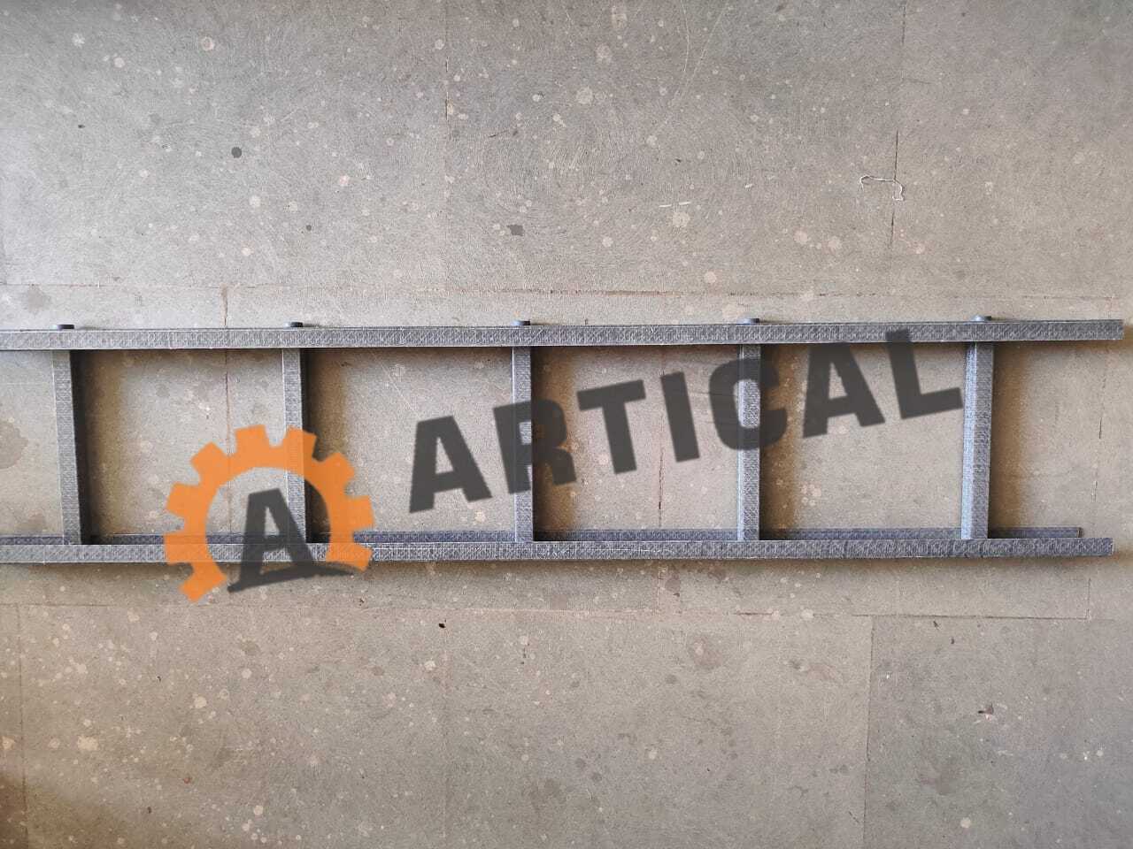 Frp Ladder Cable Tray - 3000mm Length, 100-1200mm Width, Gray | Impact And Corrosion Resistant, Customized Height Options