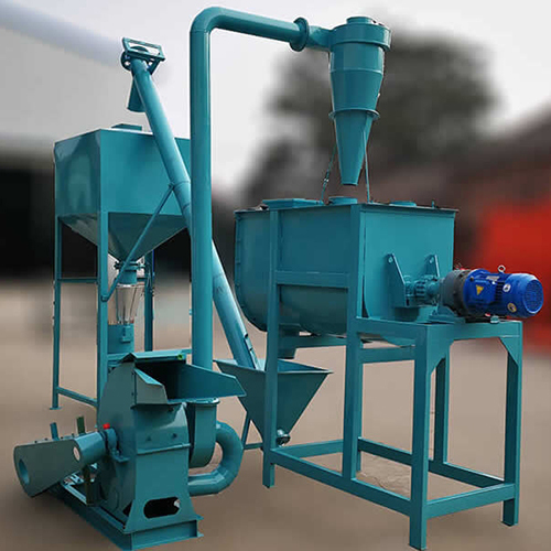 Poultry Feed Production Plant - Stainless Steel, Semi-automatic Operation | Frequency Speed Control, Warranty Included