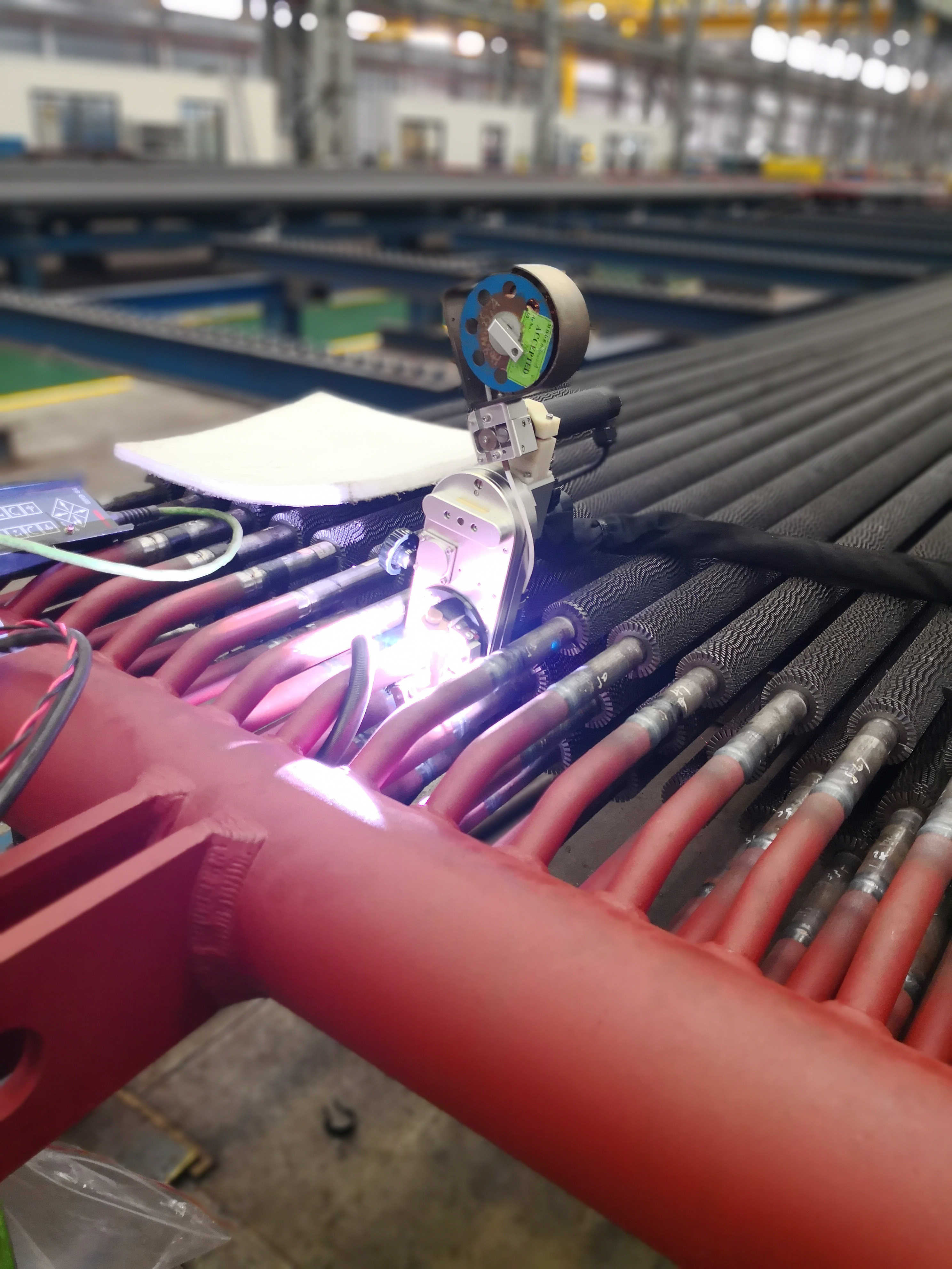 White Toa40 Narrow Spacing Pipe Orbital Welding Head