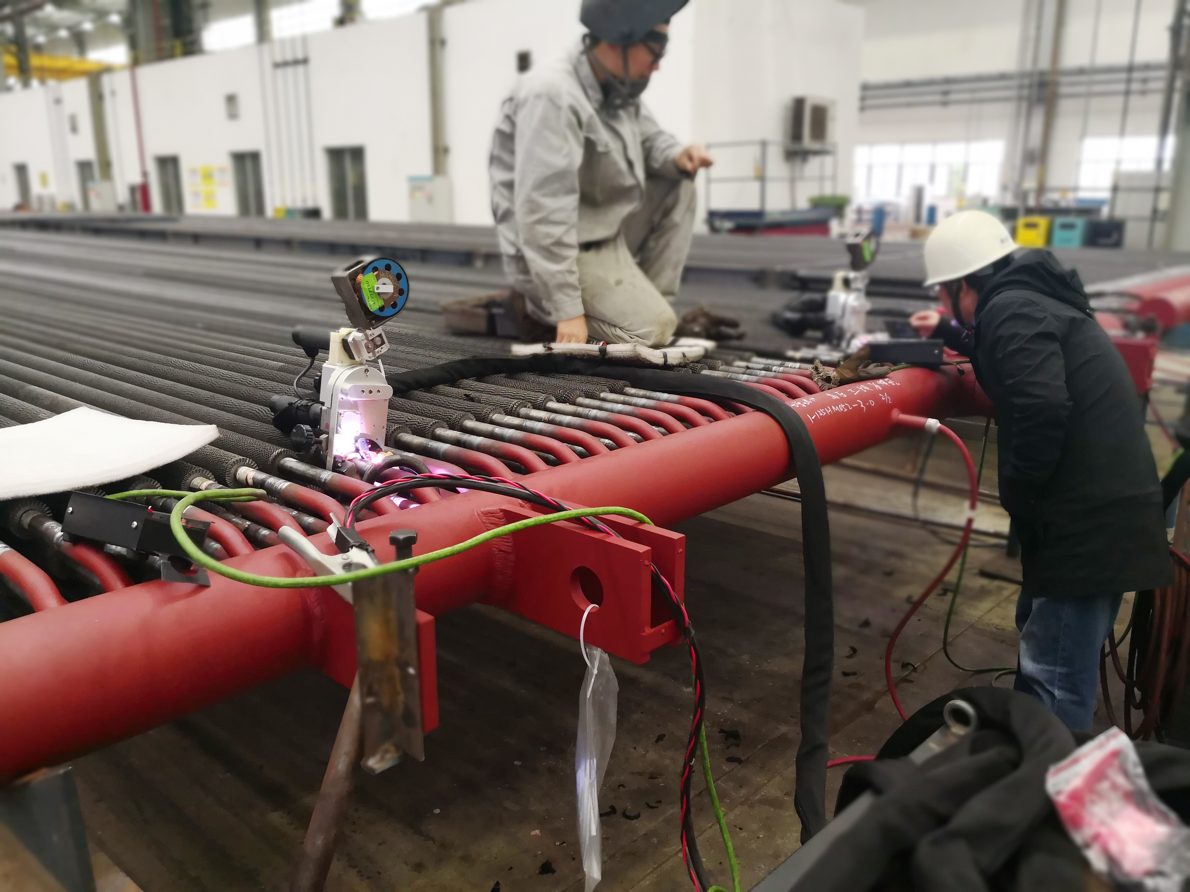 White Toa40 Narrow Spacing Pipe Orbital Welding Head