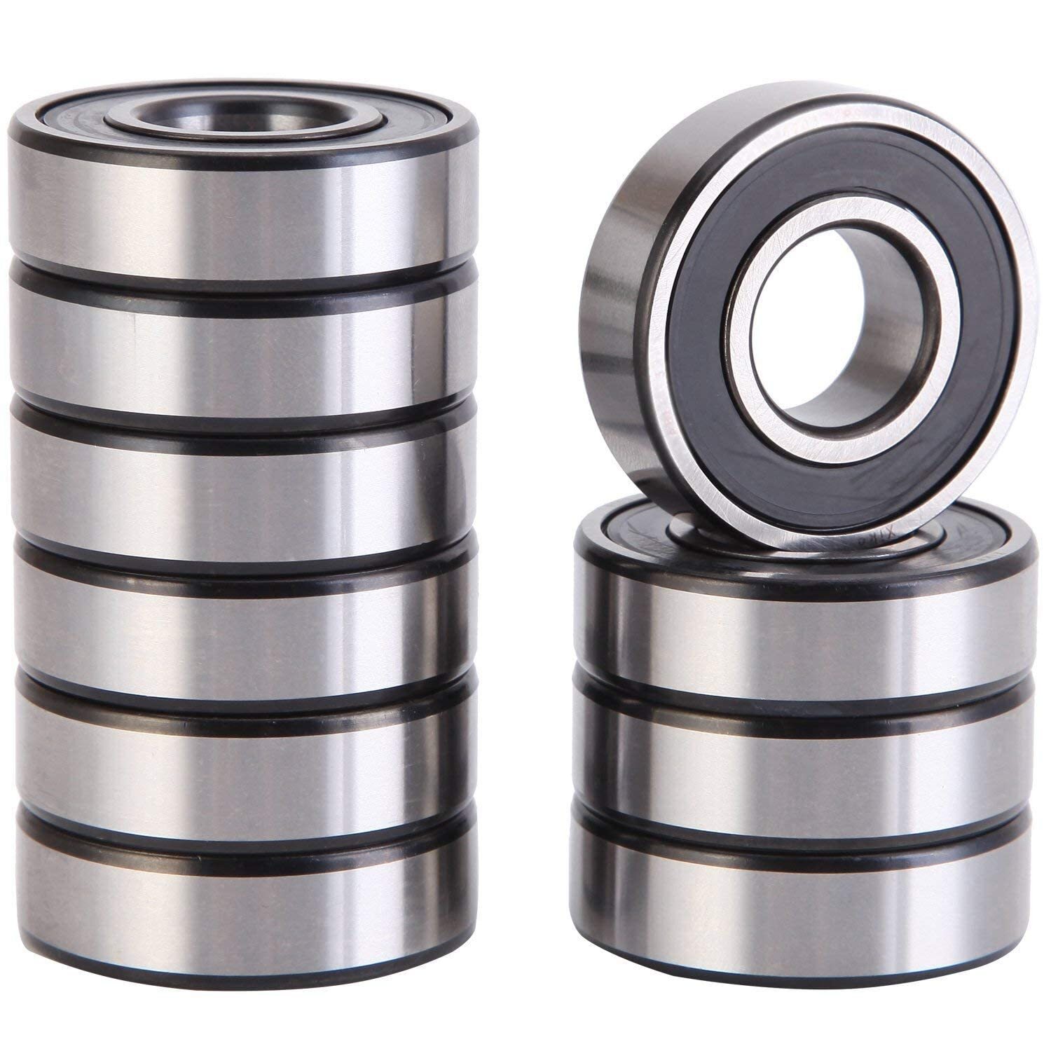 Ball Bearings - Multi Size Stainless Steel, Long Lasting Factory Filled Grease With Dual Shields/seals To Prevent Contamination