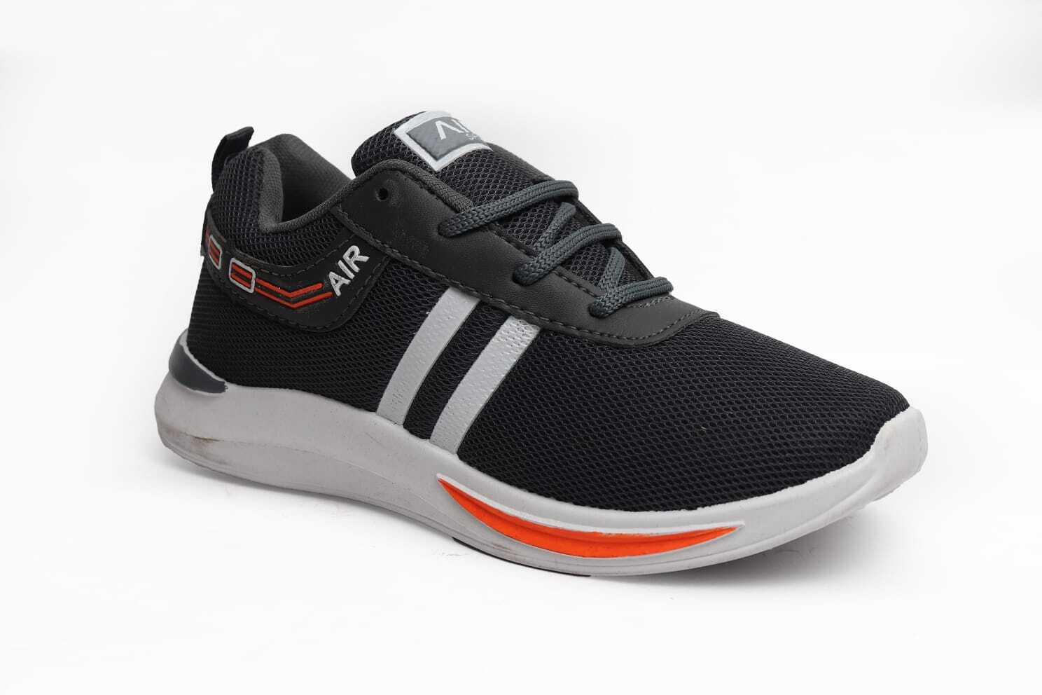 Brazil 10 - Mesh Upper, Sizes 6-9, 7-10, 11-5 | Dark Grey Running Shoes For Men, Pvc Outsole, Ideal For All Seasons