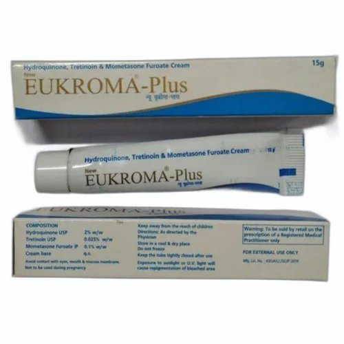 Eukroma Plus Cream - 15gm Box, Normal Skin Suitable, 36 Months Shelf Life
