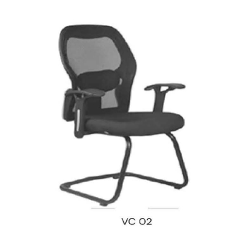 Portable Netted Chair - Fabric And Plastic, Black-yellow Color | Durable, Rust Proof, No Assembly Required, Comfortable Design