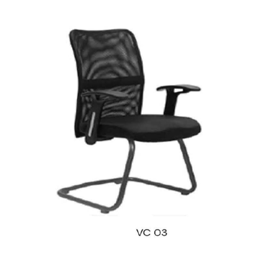Portable Netted Chair - Fabric And Plastic, Black-yellow Color | Durable, Rust Proof, No Assembly Required, Comfortable Design