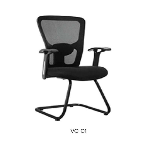 Portable Netted Chair - Fabric And Plastic, Black-yellow Color | Durable, Rust Proof, No Assembly Required, Comfortable Design