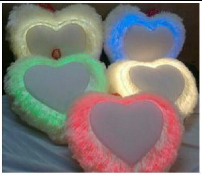 Multicolor Sublimation Led Square Cushion