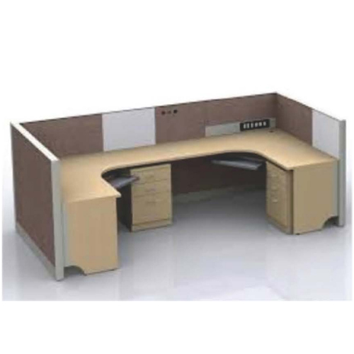 Modern Modular Workstation - Solid Wood