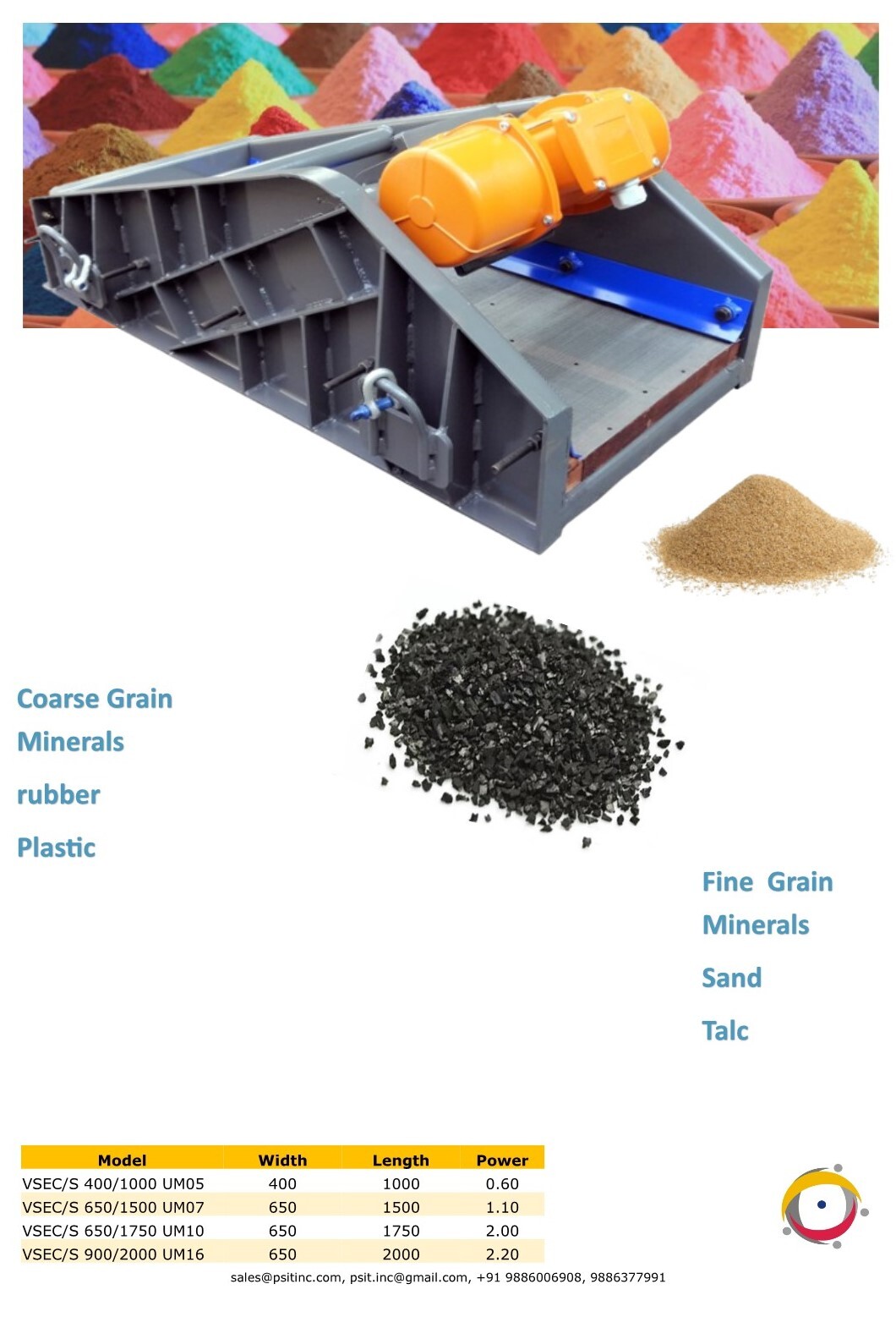 Heavy Duty Single Deck Vibrating Screen