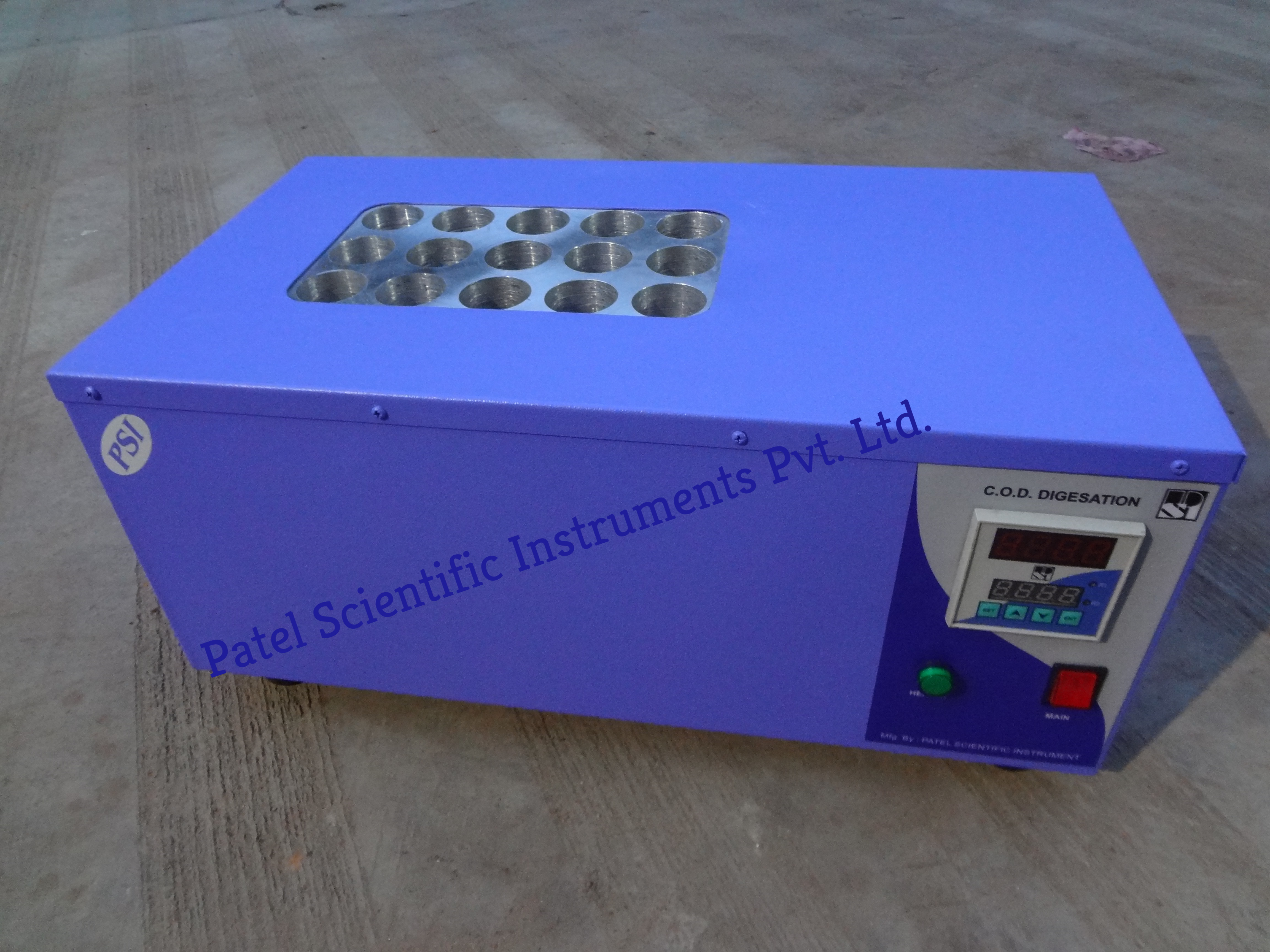 C.o.d. Digestion Apparatus - Stainless Steel 15 Samples Capacity | Digital Micro Processor Pid Controller High Efficiency Heater Glass Wool Insulation Supplied With Reaction Vessels And Air Condensers
