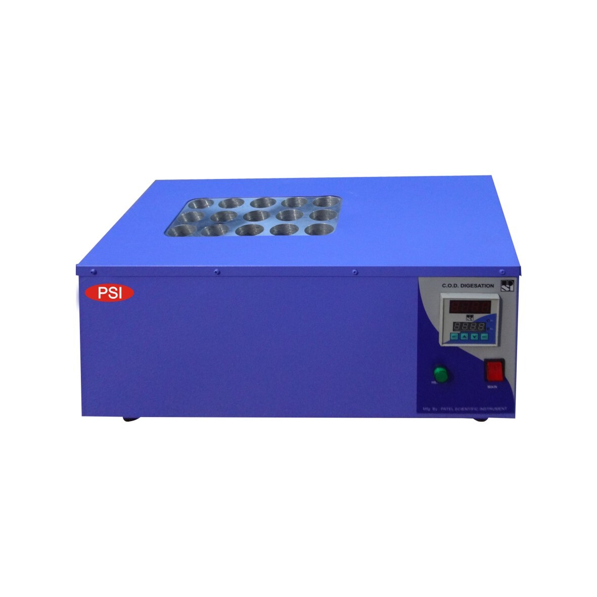 C.o.d. Digestion Apparatus - Stainless Steel 15 Samples Capacity | Digital Micro Processor Pid Controller High Efficiency Heater Glass Wool Insulation Supplied With Reaction Vessels And Air Condensers