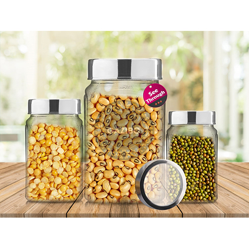 Transparent Purple Queen Pet Jar 2500Ml