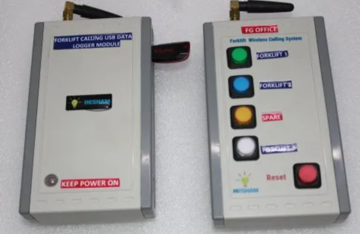 Anti Collision Sensor - Wireless, 120 Volt Charging, White | Forklift System, 1 Remote, 1 Year Warranty, 300 Kg Weight