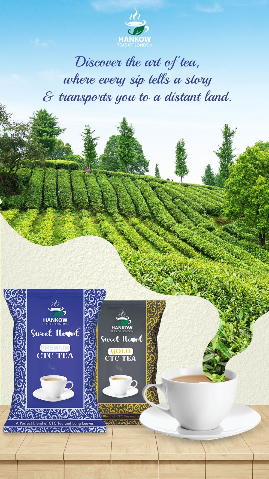Sweet Heart Premium Black Tea - 250 Grams | Fresh Dried Tea