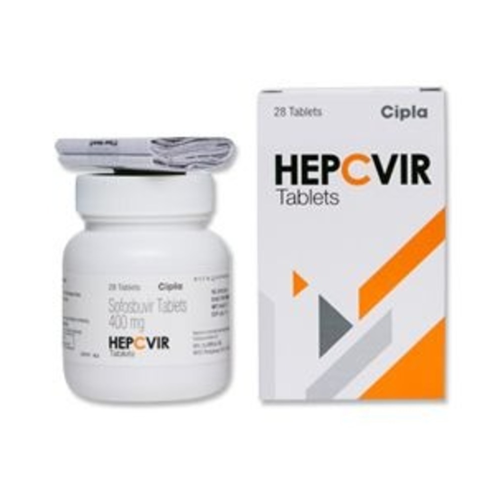 Hepcvir Tablets - 400mg Sofosbuvir | Health Supplements For All Ages, Warning: Keep Away From Children And Pets
