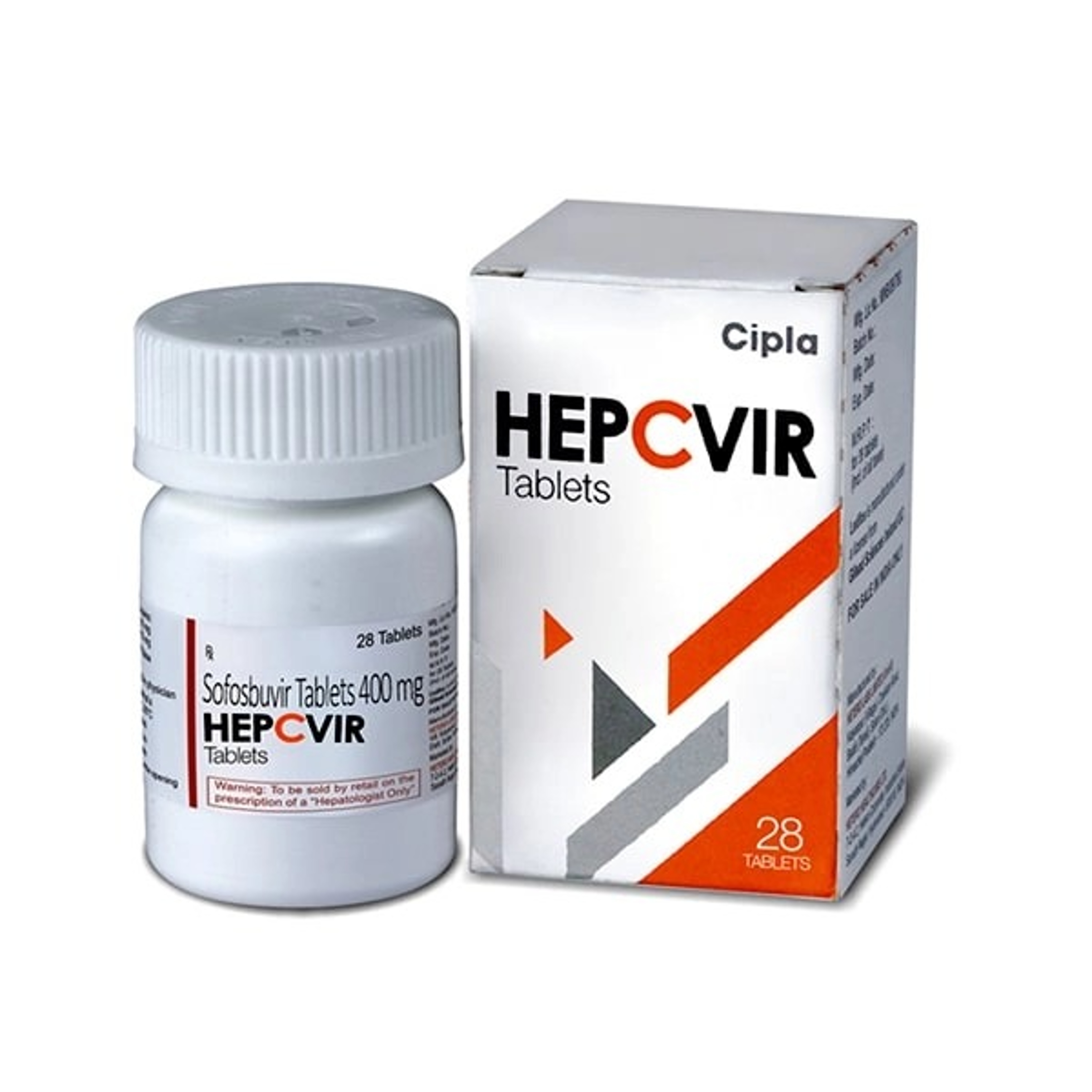 Hepcvir Tablets - 400mg Sofosbuvir | Health Supplements For All Ages, Warning: Keep Away From Children And Pets